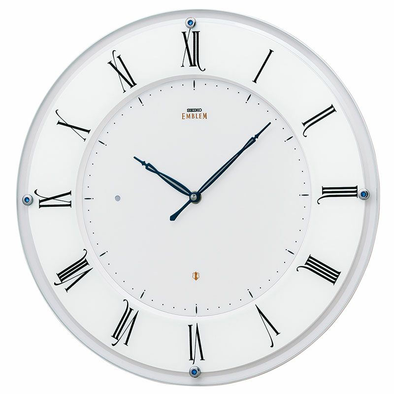 SEIKO EMBLEM 壁掛け時計　HS548W スワロフスキー HS548W | セイコー クロックオンラインストア