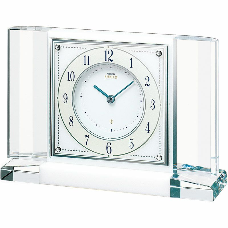 超激安国産セイコーエムブレム HW565W (hw565w） インテリア時計